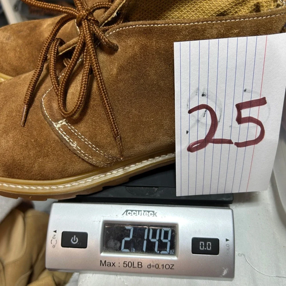 RJ COLT Wellston Mens 9M Brown‎ Suede Chukka Boots Oil Resistant Sole work boots